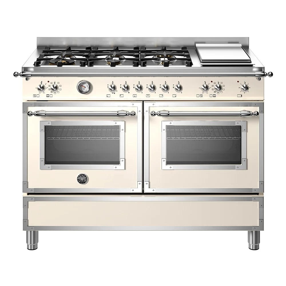 Варочный центр 120 см, 6 газовых конфорок и два шкафа HER126G2EAVT