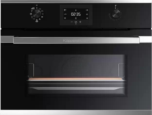 Компактный духовой шкаф с пиролизом Kuppersbusch CBP 6332.0 S3 Silver Chrome